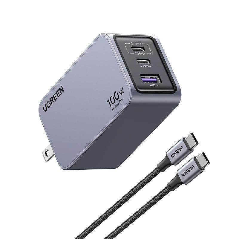 Ugreen X757 Nexode Pro 100W 3-Port Gan Fast Charger Set Us
