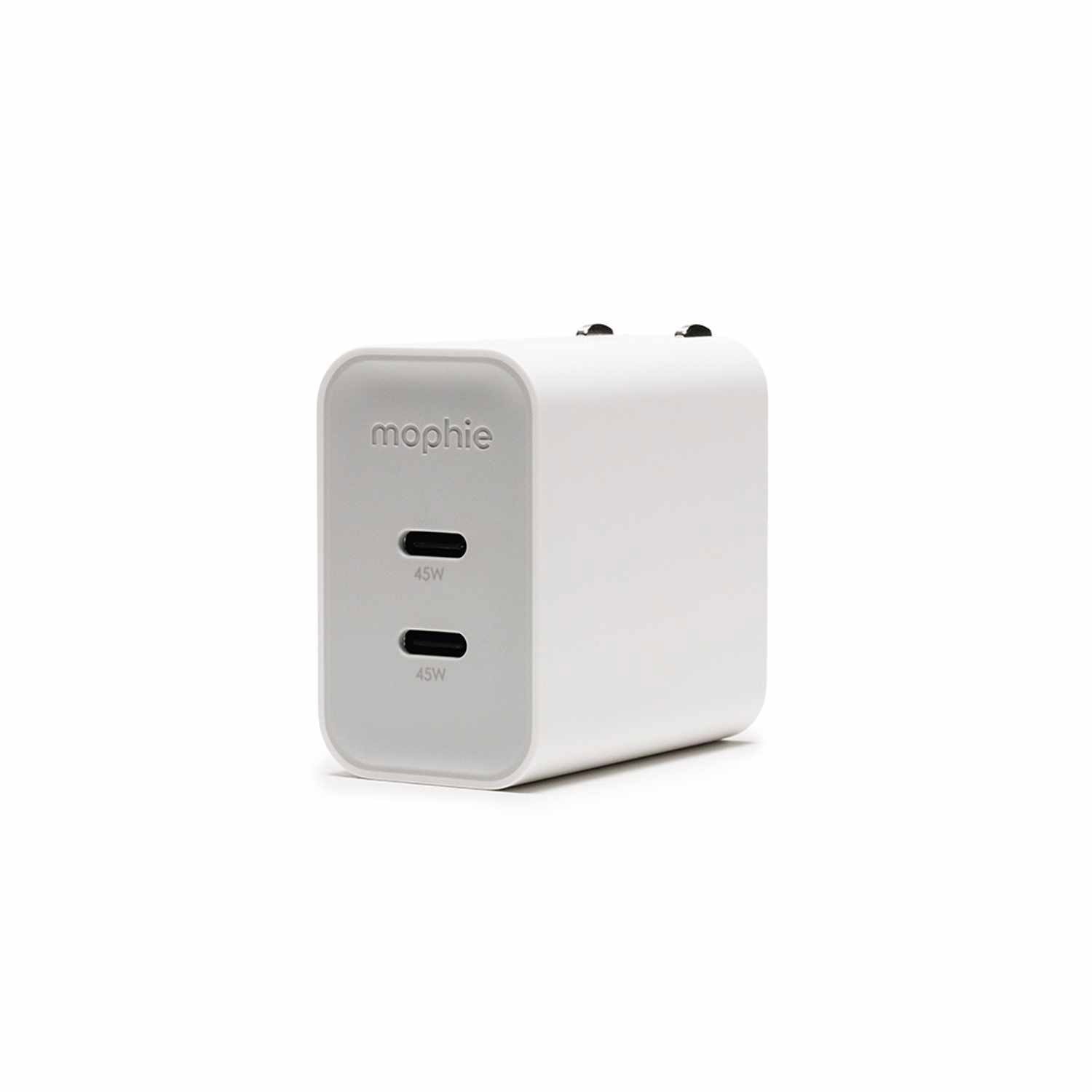 Mophie Wall Charger 45W PD 2-Port Usb-C White