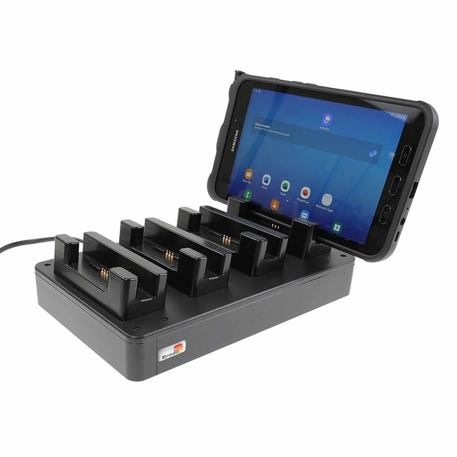 ProClip 4-Bay Desktop Charging Cradle For Samsung Galaxy Tab Active 5 Pro/Tab Active5/Tab Active 4 Pro/Tab Active3/Tab Active2/Tab Active Pro