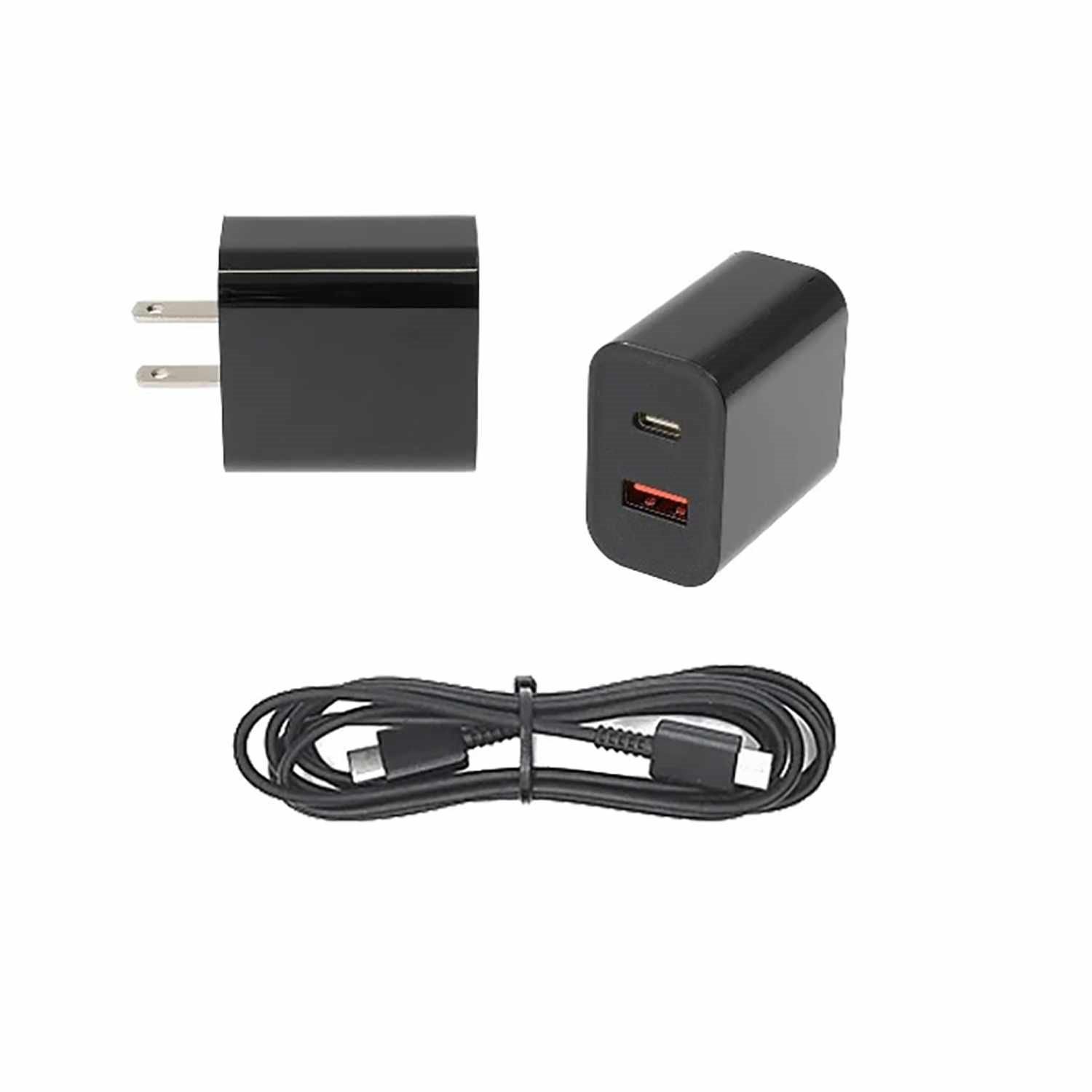 ProClip Ac Wall Power Supply Dual Usb Ports 5-Inch (2 Meters) Black