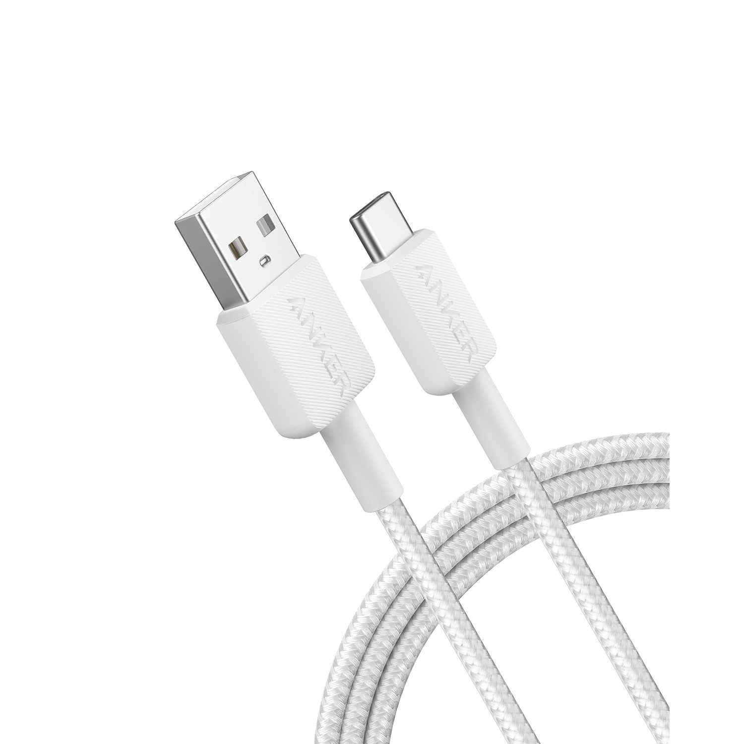 Anker Usb-A To Usb-C Braided Cable 6FT White