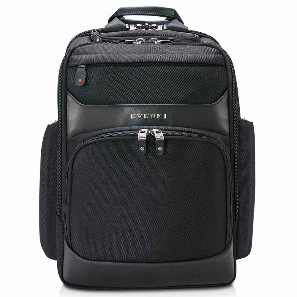 Everki Onyx Premium Travel Friendly Laptop Backpack 15.6 Inch Black