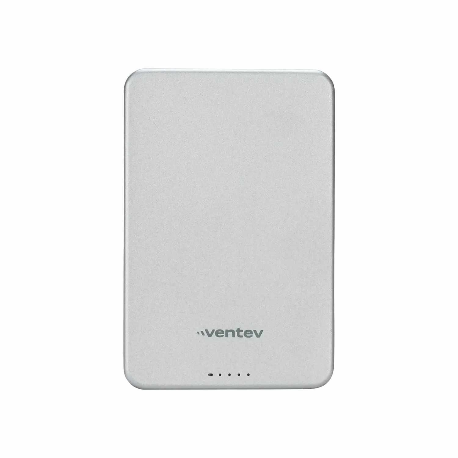 Ventev Qi2 Portable Battery 15W 5000mAh Grey