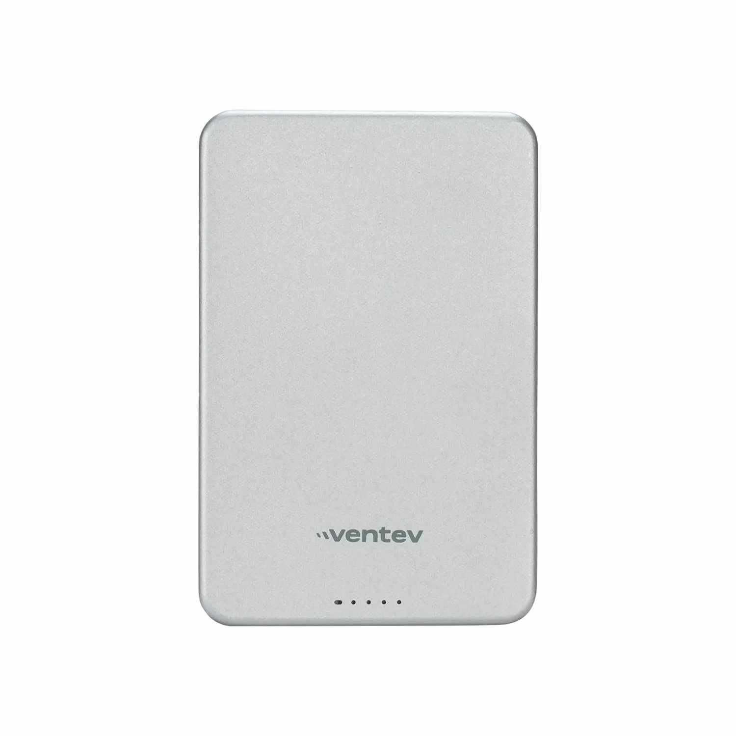 Ventev Qi2 Portable Battery 15W 5000mAh Grey