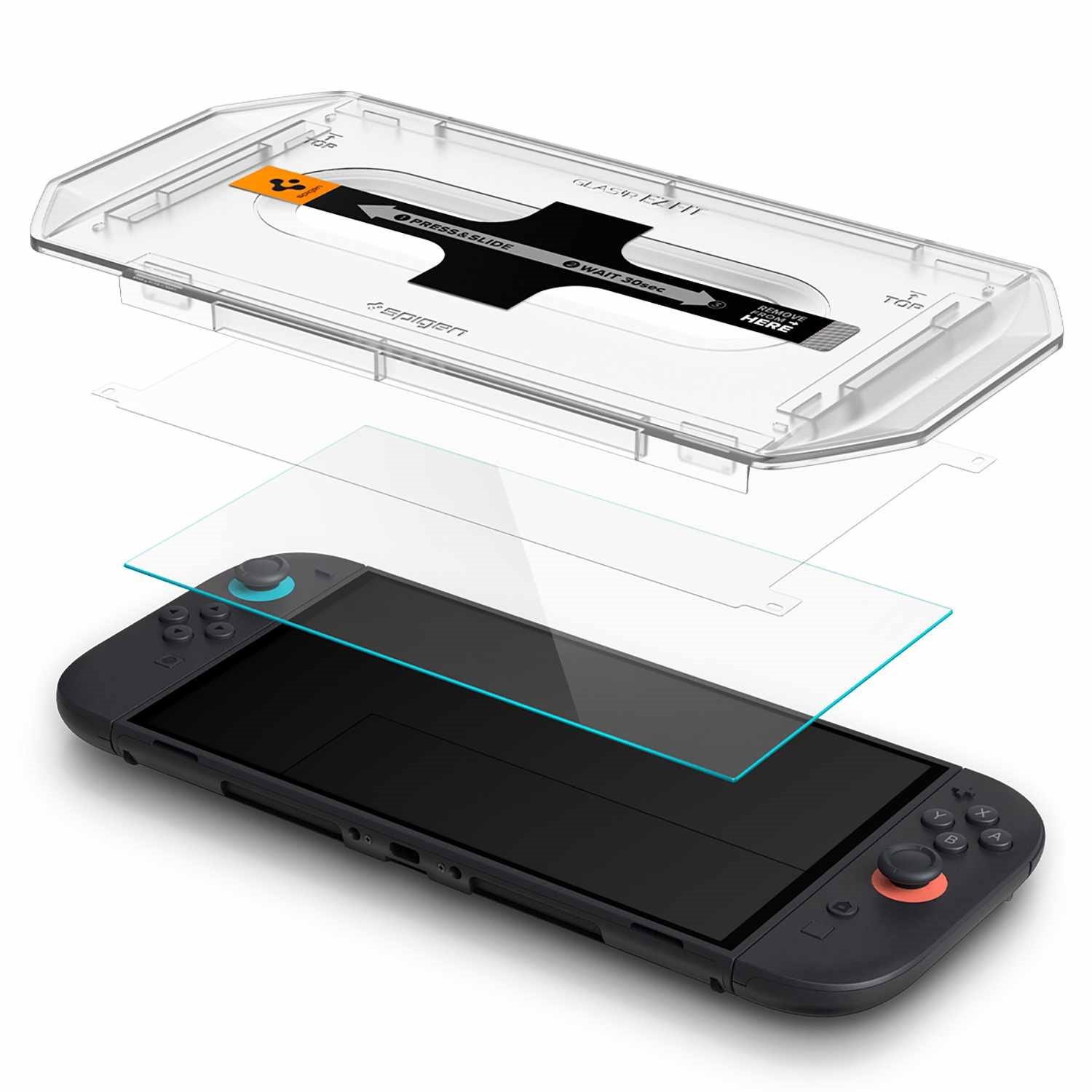 Spigen GLAS.tR Ez Fit Screen Protector Clear For Nintendo Switch 2