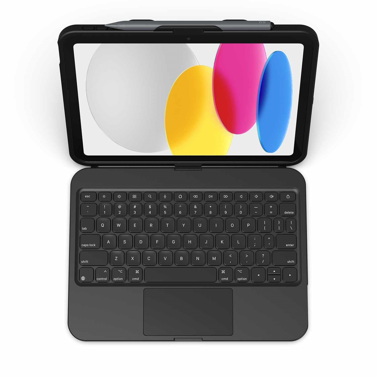 Zagg Tough Keys Keyboard And Case Black For iPad Air 11 (M4) 2026/11 2025 (7TH Gen)/2024 (6TH Gen)