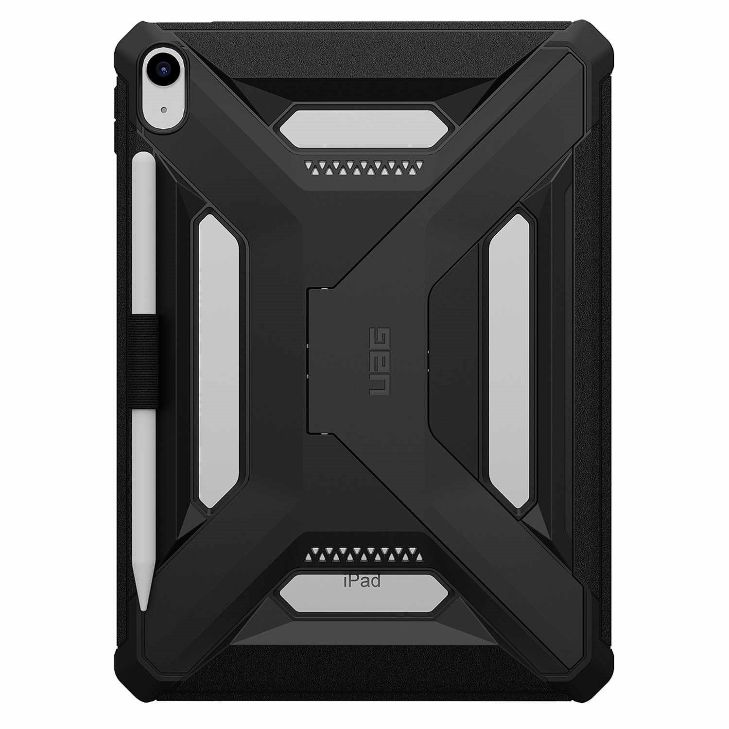 Urban Armor Gear Scout+ Case With Kickstand Black For iPad 11 2025 (11TH Gen)/iPad 10.9 2022 (10TH Gen)
