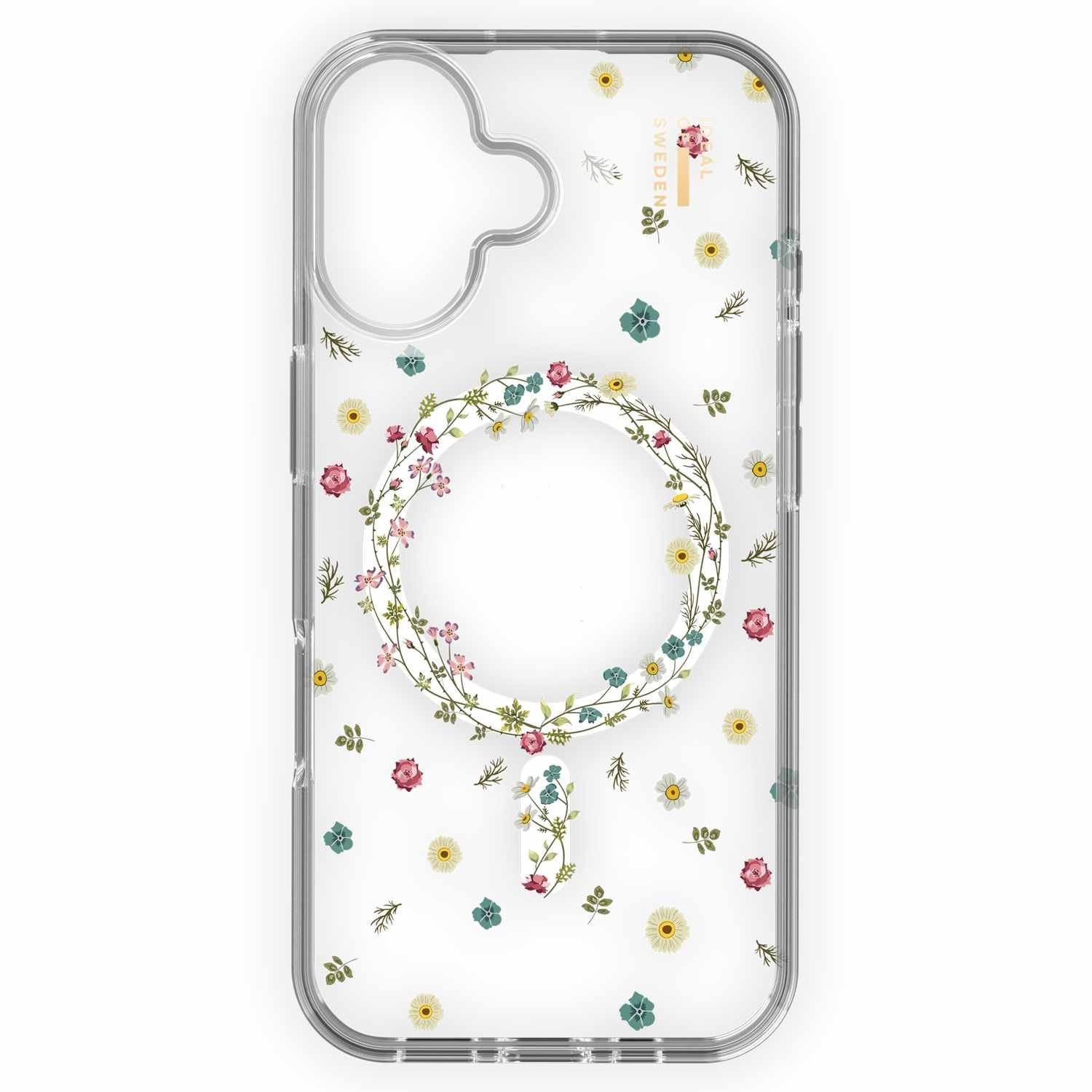 Ideal Industries Clear Case Mid MagSafe Petite Floral For iPhone 16