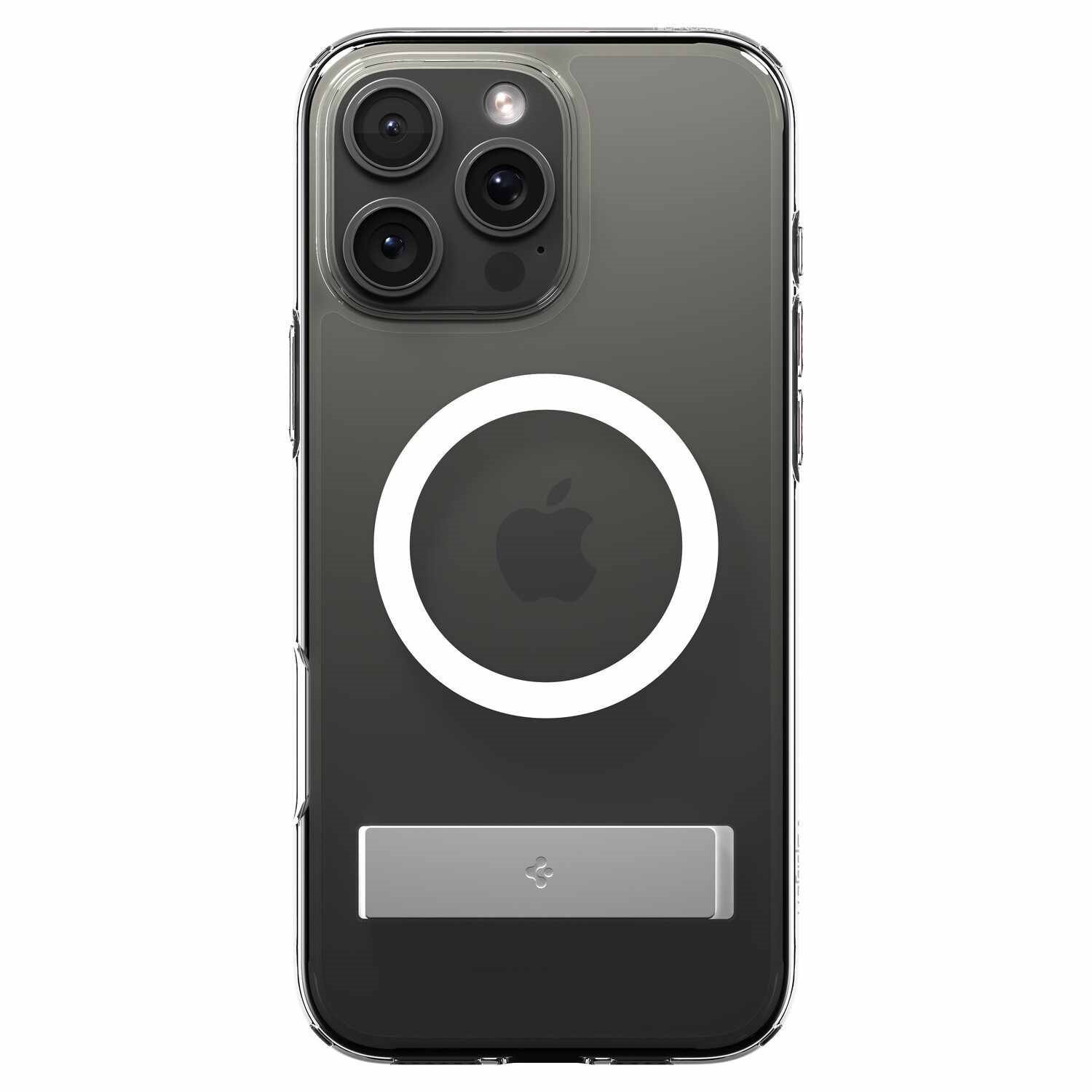 Spigen Slim Armor Essential S MagFit Case Crystal Clear For iPhone 16 Pro Max