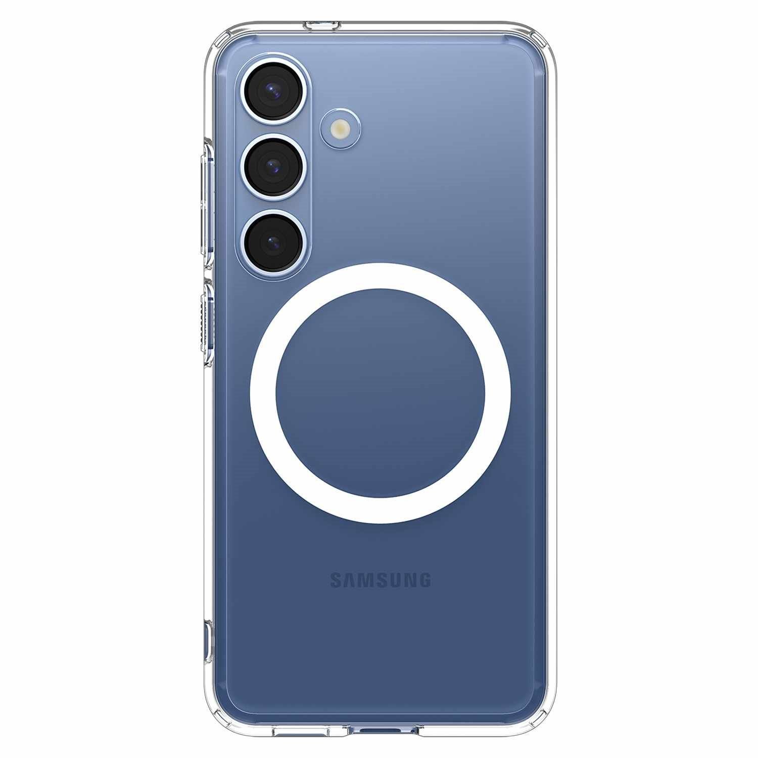 Spigen Crystal Hybrid Magfit Case White For Samsung Galaxy S25