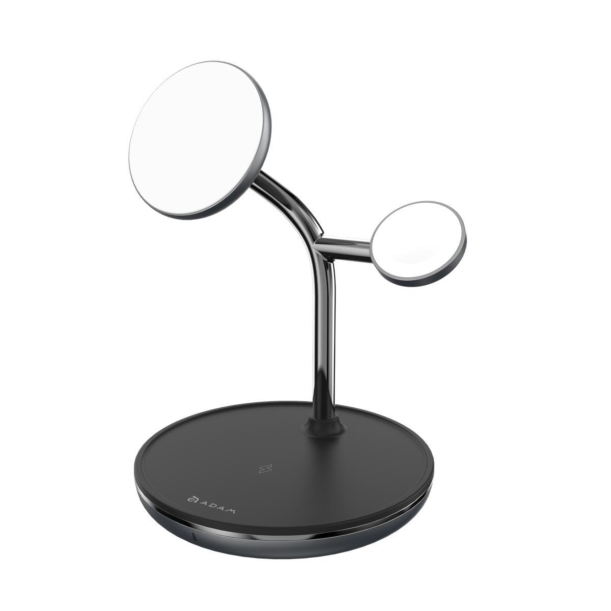 Adam Elements Omnia M3+ - Magnetic 3-In-1 Wireless Charging Station