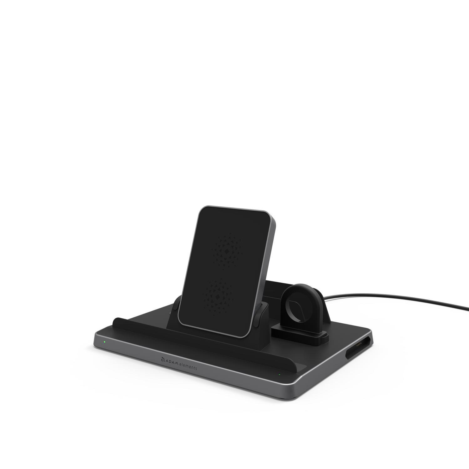 Adam Elements Omnia Q5 - 5-In-1 Wireless Charging Station
