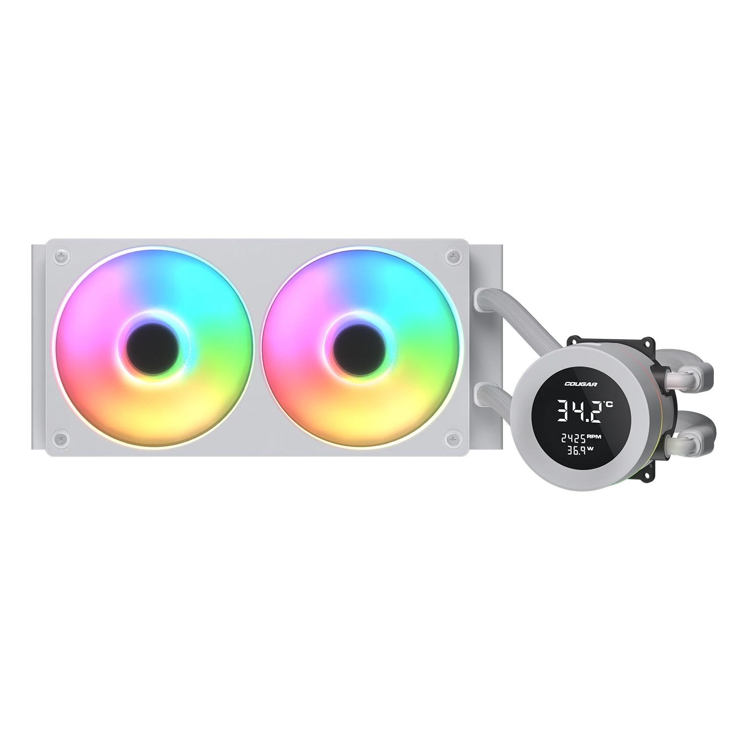 Cougar Poseidon Vistek 240 Argb White - Liquid Cooling