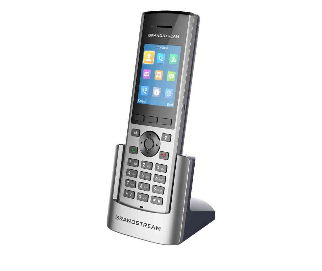 Grandstream DP730 Cordless High-Tier Dect Handset, 240X320 Colour LCD, 3 Programmable Soft Keys, 40HRS Talk Time & 500HRS Standby Time