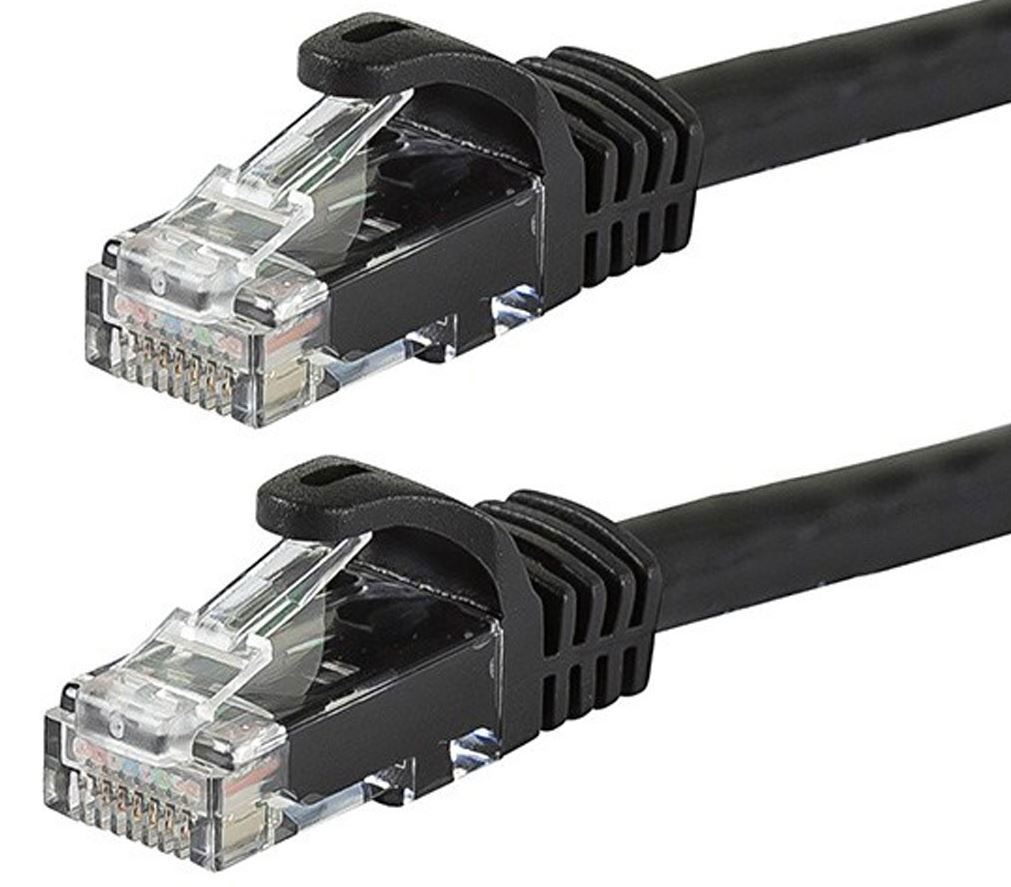 Astrotek Cat6 Cable 20M - Black Color Premium RJ45 Ethernet Network Lan Utp Patch Cord 26Awg Cu Jacket