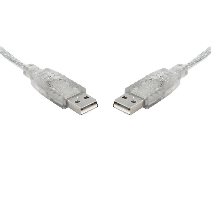 8Ware Usb 2.0 Cable 5M A To A Transparent Metal Sheath Ul Approved