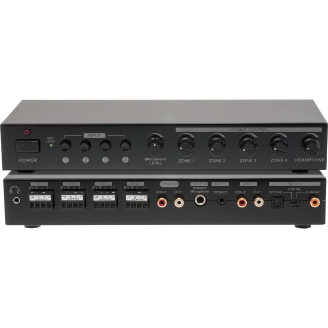 Pro2 4X Source / 4X Zone Stereo Amp Power Amplifier - Inbuilt Dac