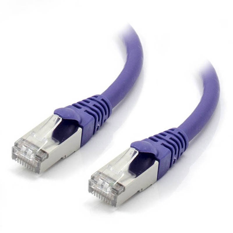 Alogic 0.5M Purple 10Gbe Shielded Cat6a