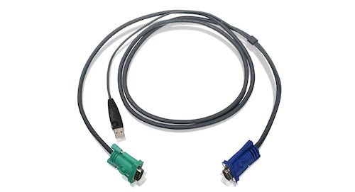 Iogear 2M KVM Cable With Vga/Usb (For GCS1716 GCS1808 GCS1742 GCS1744)