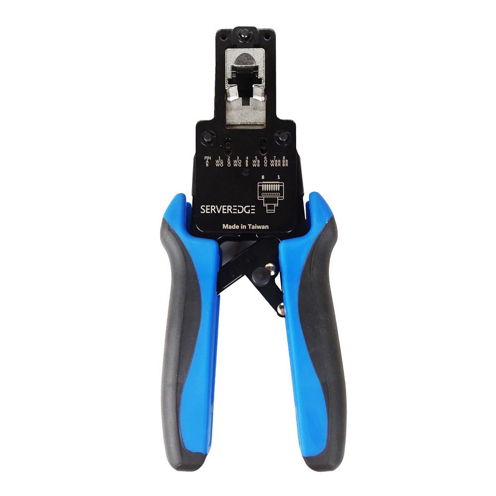 ServerEdge PT Series Premium Pass Through RJ45 Ratcheted Crimping Tool