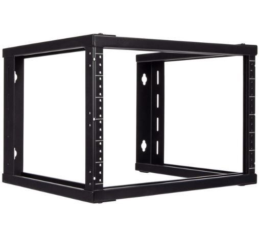 6U Wall Mount Data Rack - Open Frame - 19"