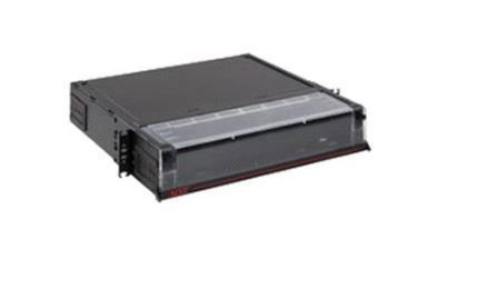 Fiber Encloser Rackmount 3 Adpt Plate - BLK