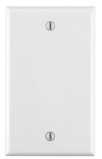 4 Port Faceplate - White