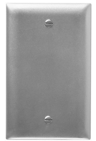 1 Gang Blank Metal Faceplate
