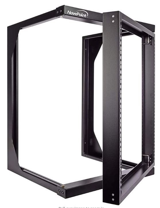 12U Open Rack with Swing Gate