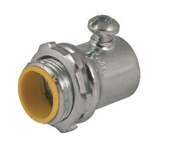 1/2 inch Metal Straight Conduit Connector