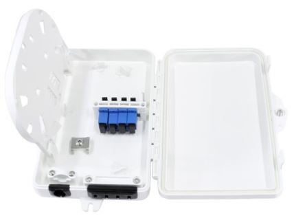 Outdoor Wall Mount FDU - 8 Fiber Splices