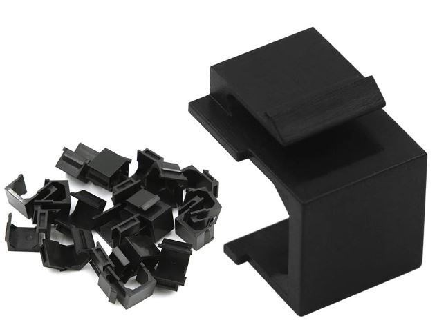 Panduit Blank Keystone Jack Inserts - Black