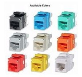 Cat6A Keystone - Blue