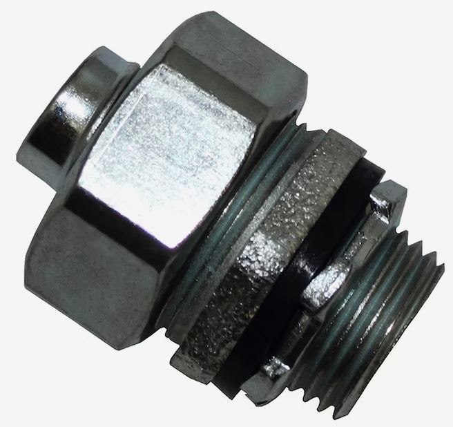 3/4 inch Metal Straight Conduit Connector