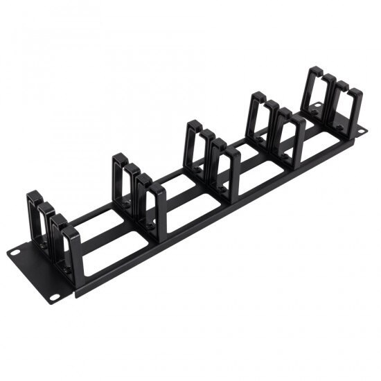 4Cabling 2Ru Cable Management Rail - 5 Plastic Ring