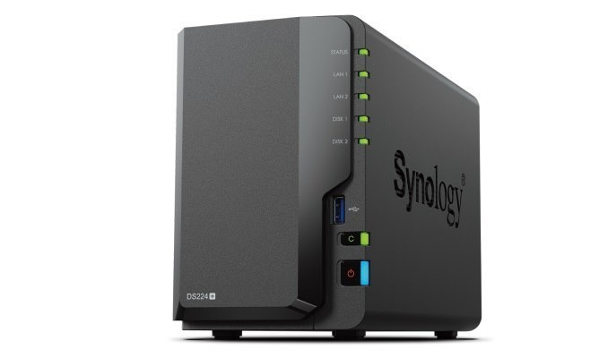 Synology 2-Bay Nas (No Disk) Cel-J4125 4-Core, 2GB,GbE(2), Usb(3),Twr,2Yr