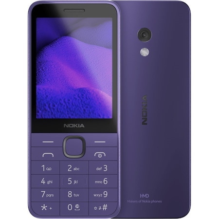 Nokia 235 4G (2024) 128 MB Feature Phone - 2.8" TFT LCD QVGA 240 x 320 - Cortex A71 GHz - 64 MB RAM - 4G - Purple