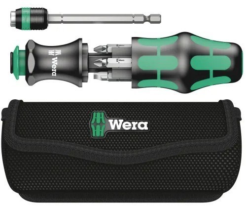 Wera Kraftform Kompakt 25 With Pouch, 7 Pieces - 05051024001