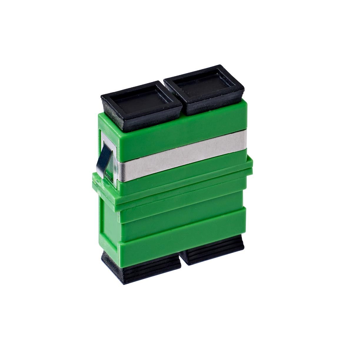 4Cabling Sc/Apc Os1/Os2 Singlemode Through Coupler Flangeless Duplex | Green