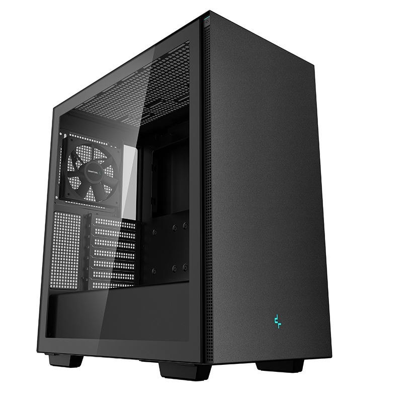DeepCool CH510 Mid-Tower Atx Case, ABS+SPCC+Tempered Glass, 1 X 120MM Pre-Installed Fans, 2 X 3.5' Drive Bays, 7 X Expansion Slots