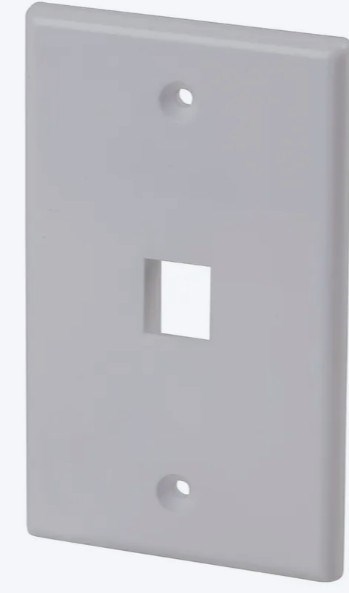 4Cabling YN8050 | 1 Way Keystone Wall Plate