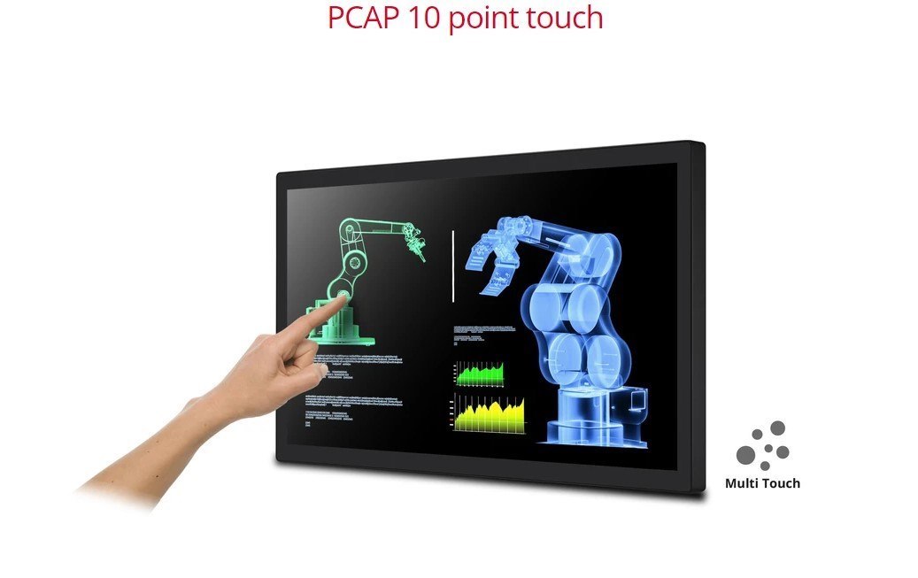 ViewSonic 32' 1080P Open Frame 10-Point Pcap Touch Monitor, 24/7 Operation And Hdmi, DisplayPort And RS232, Kiosk, Factory, Ip54 Front Water P