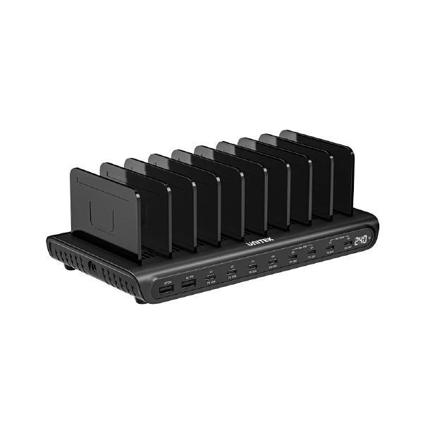 Unitek uCharge 240W 10-Port Usb Smart Charging Station