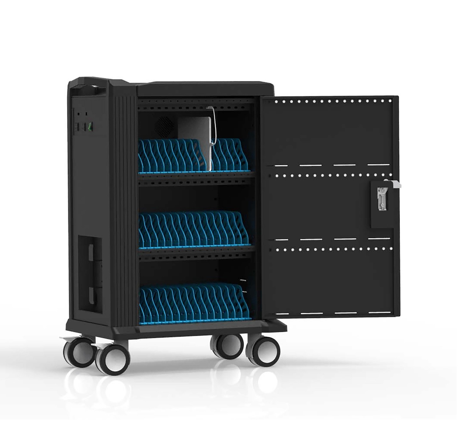 Uptime Systems 48 Bay Usb Charge Station For Smartphones And Tablet PCs, Fast CH