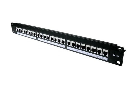 Patch Panel 24 Port Cat6 with Inline Keystone