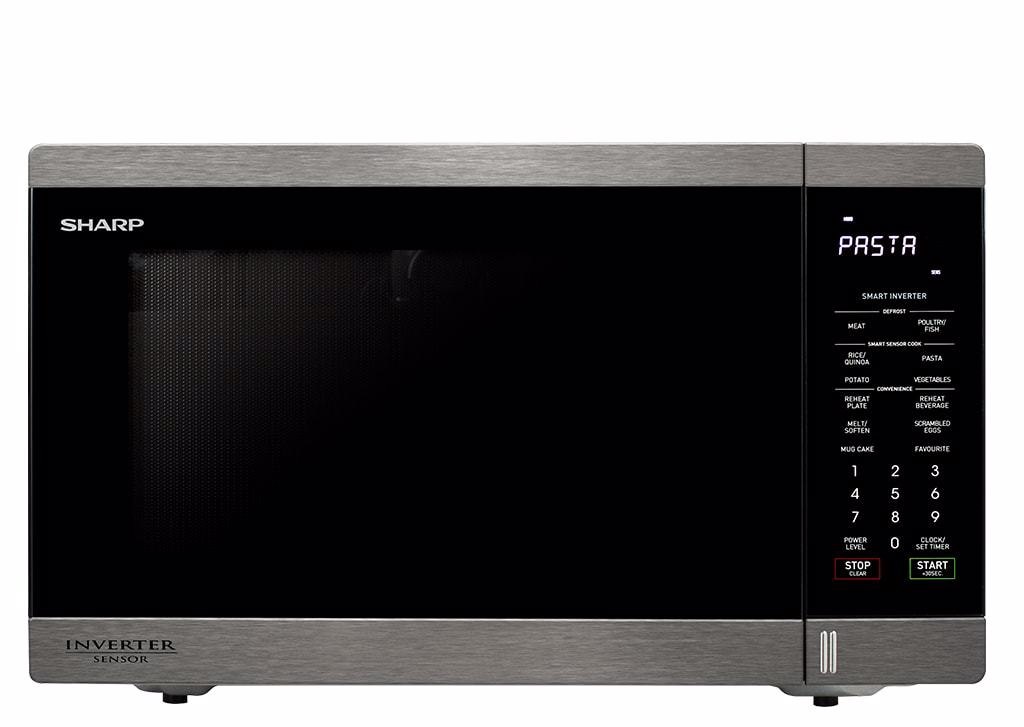 Sharp R395EST 34L Inverter Microwave – Stainless Steel