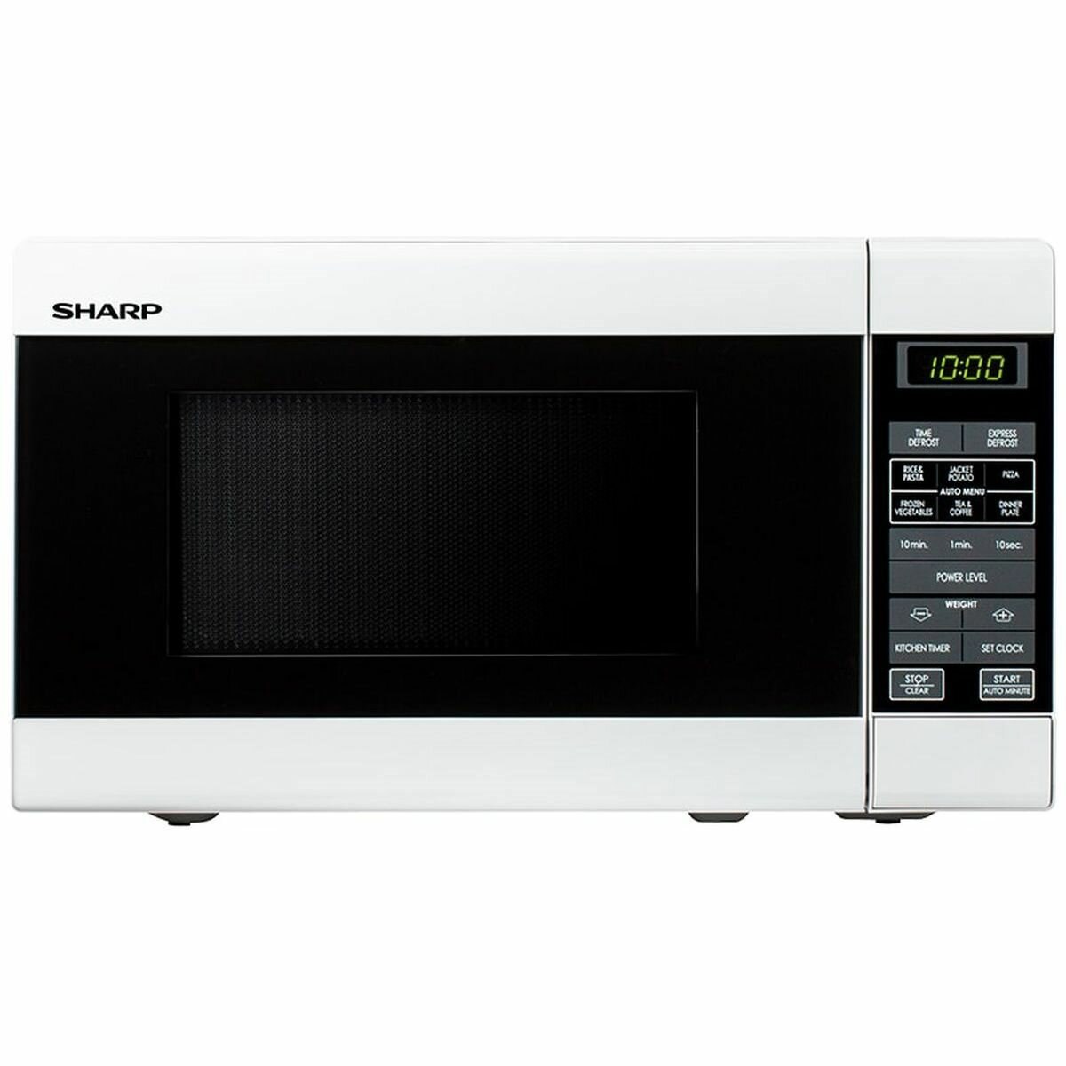 Sharp R211DW 750W Compact Microwave - White