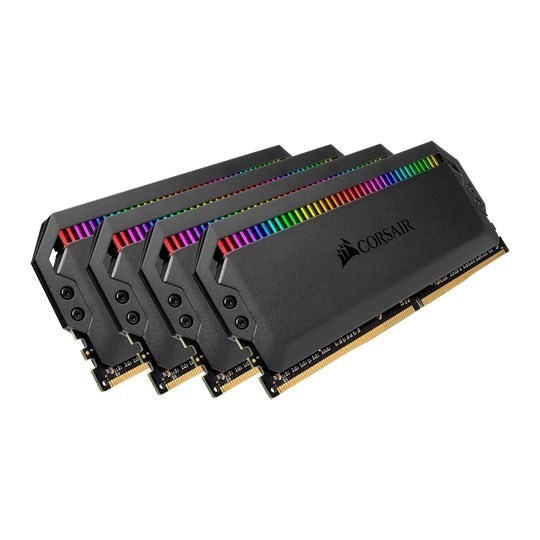 Corsair Dominator Platinum RGB 64GB (4x16GB) DDR4 3200MHz C16 XMP 2.0 White Desktop PC Gaming Memory (LS> Cmt32gx4m2e3200c16