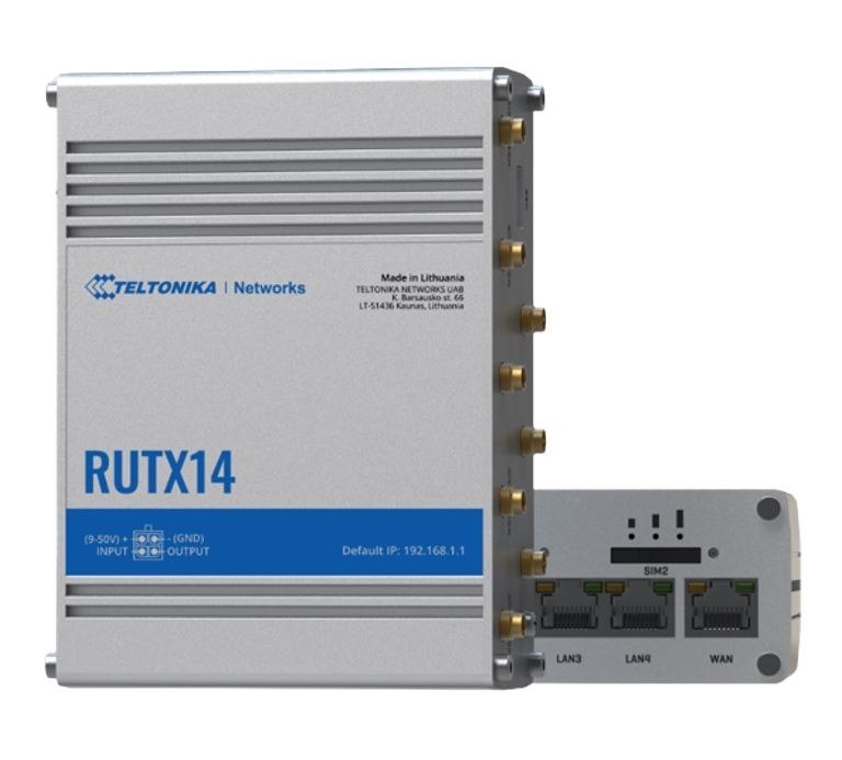 Teltonika 4G Lte Cat12 Industrial Cellular Router, Instant Lte Failover, Dual Band WiFi 802.11Ac, GNSS/GPS And Bluetooth Le, Psu Included