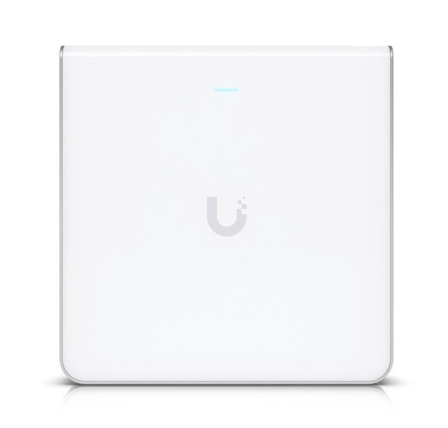 Ubiquiti UniFi Wi-Fi 6 Enterprise Sleek, Wall-Mounted WiFi 6E Access Point, Integrated Four-Port Switch, For High-Density Office Network,2Yr Warr